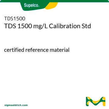 TDS 1500 mg/L Calibration Std certified reference material