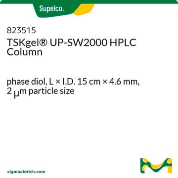 TSKgel&#174; UP-SW2000 HPLC Column phase diol, L × I.D. 15&#160;cm × 4.6&#160;mm, 2&#160;&#956;m particle size