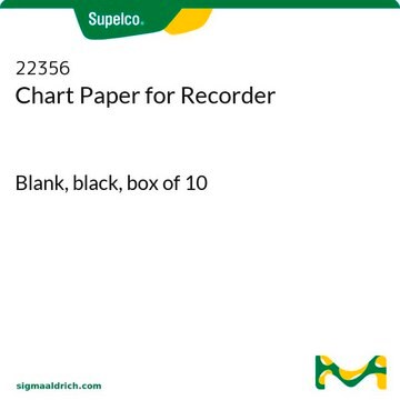 Chart Paper for Recorder Blank, black, box of 10