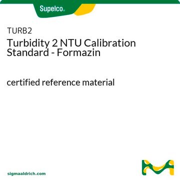 濁度、2 NTU 校正標準液- ホルマジン certified reference material