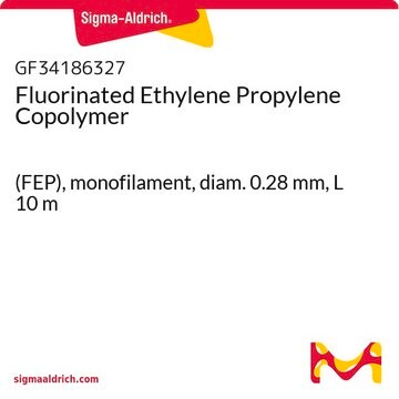 Fluorinated Ethylene Propylene Copolymer (FEP), monofilament, diam. 0.28&#160;mm, L 10&#160;m