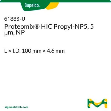 Proteomix&#174; HIC Propyl-NP5, 5 &#956;m, NP L × I.D. 100&#160;mm × 4.6&#160;mm