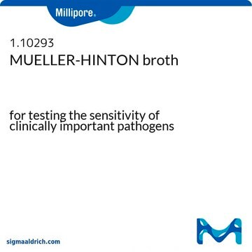 MUELLER-HINTON broth for testing the sensitivity of clinically important pathogens