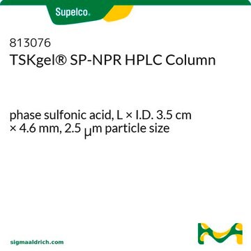 TSKgel&#174; SP-NPR HPLC Column phase sulfonic acid, L × I.D. 3.5&#160;cm × 4.6&#160;mm, 2.5&#160;&#956;m particle size