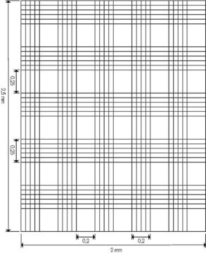 BRAND&#174; counting chamber BLAUBRAND&#174; Malassez pattern without clips, double ruled