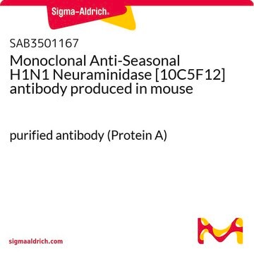 Monoclonal Anti-Seasonal H1N1 Neuraminidase [10C5F12] antibody produced in mouse purified antibody (Protein A)