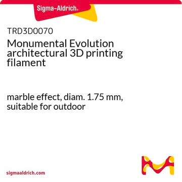 Monumental Evolution architectural 3D printing filament marble effect, diam. 1.75&#160;mm, suitable for outdoor