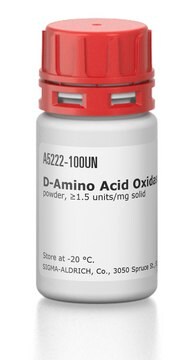 D-Amino Acid Oxidase from porcine kidney powder, &#8805;1.5&#160;units/mg solid