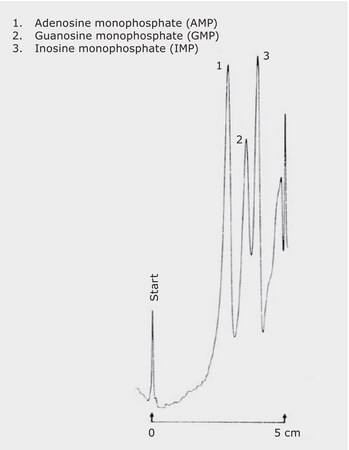 TLC Analysis of Nucleoside Monophosphates on HPTLC pre-coated Plate 60 RP-18 WF254s with Concentrating Zone application for TLC