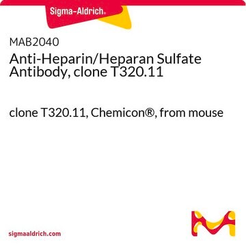 Anti-Heparin/Heparan Sulfate Antibody, clone T320.11 clone T320.11, Chemicon&#174;, from mouse