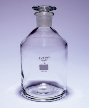 Pyrex&#174; Reagent bottles, narrow neck with stopper capacity 5000&#160;mL