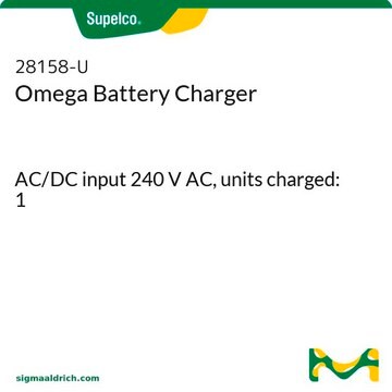 Omega Battery Charger AC/DC input 240 V AC, units charged: 1