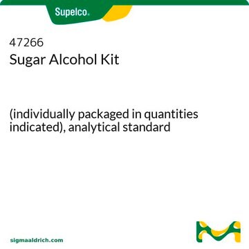 Sugar Alcohol Kit (individually packaged in quantities indicated), analytical standard