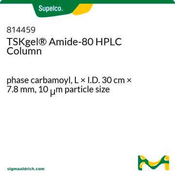 TSKgel&#174; Amide-80 HPLC Column phase carbamoyl, L × I.D. 30&#160;cm × 7.8&#160;mm, 10&#160;&#956;m particle size