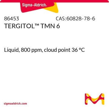 TERGITOL&#8482; TMN 6 Liquid, 800 ppm, cloud point 36 &#176;C