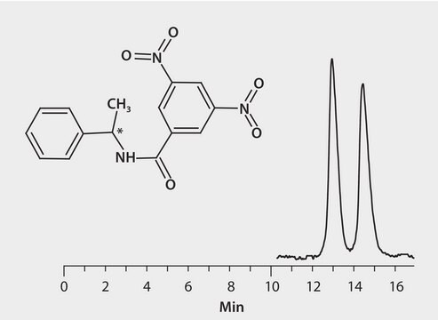 HPLC Analysis of &#945;-Methylbenzylamine Enantiomers (3,5-Dinitrobenzoyl Derivatives) on Astec&#174; CHIROBIOTIC&#174; V application for HPLC