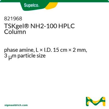 TSKgel&#174; NH2-100 HPLC Column phase amine, L × I.D. 15&#160;cm × 2&#160;mm, 3&#160;&#956;m particle size