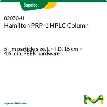 Hamilton PRP-1 HPLC Column 5&#160;&#956;m particle size, L × I.D. 15&#160;cm × 4.6&#160;mm, PEEK hardware