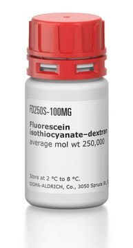 Fluorescein isothiocyanate–dextran average mol wt 250,000