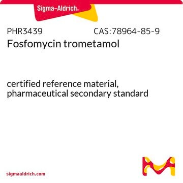 Fosfomycin trometamol certified reference material, pharmaceutical secondary standard