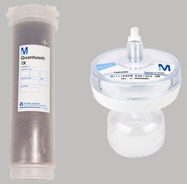 Kit: Quantum&#174; IX Cartridge &amp; Millipak&#174; Kit with Millipak&#174; 20 Express Filter, For use with Milli-Q&#174; water purification systems.