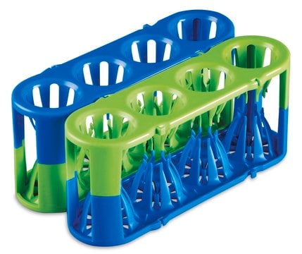 Adapt-a-Rack&#174; Flexible Multi-Tube Rack for tubes, 5 &#8209; 50&#160;mL, Combo Blue/Yellow, pk of 2