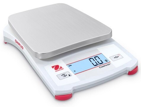 Ohaus&#174; Compass Energy Efficient Portable Balance Model CX1201, weighing capacity 1200&#160;g, resolution: 0.1&#160;g