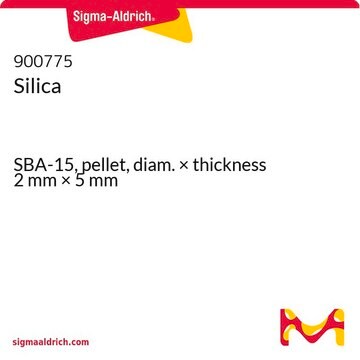 Silica SBA-15, pellet, diam. × thickness 2&#160;mm × 5&#160;mm