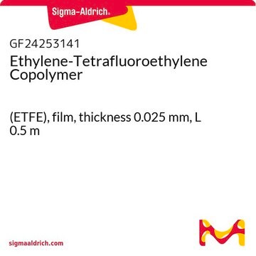 Ethylene-Tetrafluoroethylene Copolymer (ETFE), film, thickness 0.025&#160;mm, L 0.5&#160;m