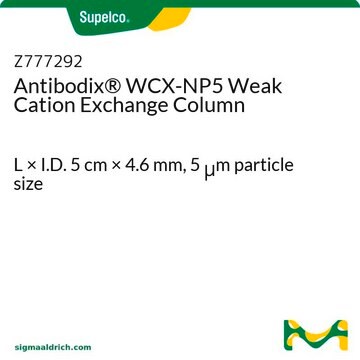 Antibodix&#174; WCX-NP5 Weak Cation Exchange Column L × I.D. 5&#160;cm × 4.6&#160;mm, 5&#160;&#956;m particle size