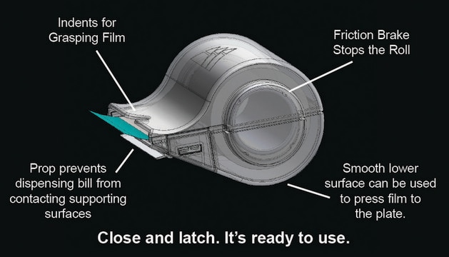 SealMate&#8482; system for adhesive microplate-sealing films SealPlate&#174; rolls, sterile