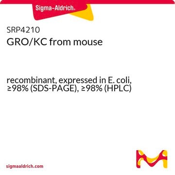 GRO/KC from mouse recombinant, expressed in E. coli, &#8805;98% (SDS-PAGE), &#8805;98% (HPLC)