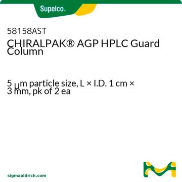 CHIRALPAK&#174; AGP HPLC Guard Column 5&#160;&#956;m particle size, L × I.D. 1&#160;cm × 3&#160;mm, pk of 2&#160;ea