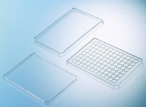 Greiner multiwell plate lids for 96&nbsp;well plate with condensation rings, clear, non-sterile