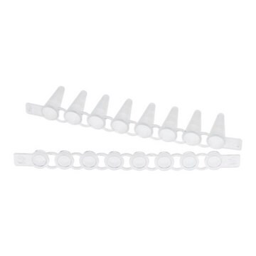 Eppendorf&#174; PCR tube strips, 0.1 mL with cap strips, flat, 0.1&#160;mL, PCR clean, capacity 0.1&#160;mL, with Cap Strips, flat (10x12 strips), pkg of 1000&#160;ea