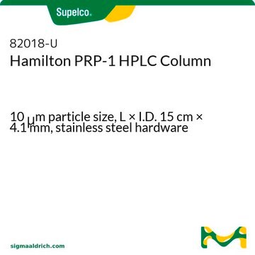 Hamilton PRP-1 HPLC Column 10&#160;&#956;m particle size, L × I.D. 15&#160;cm × 4.1&#160;mm, stainless steel hardware