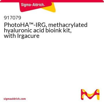 PhotoHA&#8482;-IRG, methacrylated hyaluronic acid bioink kit, with Irgacure