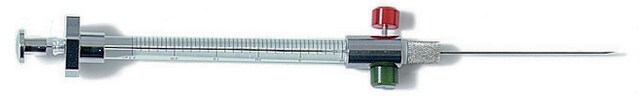 Valco&#174; Precision Sampling Syringe, Series A-2, Removable needle volume 100&#160;&#956;L, bevel tip stainless steel needle (point style 2), needle L × O.D. × I.D. 2&#160;in. × 0.028&#160;in. × 0.005&#160;in.