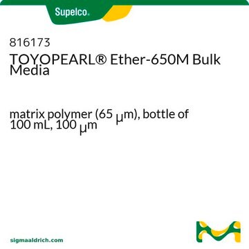 TOYOPEARL&#174; Ether-650M Bulk Media matrix polymer (65 &#956;m), bottle of 100&#160;mL, 100&#160;&#956;m