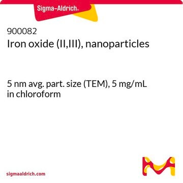 Iron oxide (II,III), nanoparticles 5&#160;nm avg. part. size (TEM), 5&#160;mg/mL in chloroform