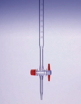 Pyrex&#174; Burettes, class AS works certified with PTFE key 50&#160;mL