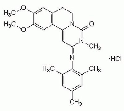 Trequinsin, Hydrochloride Extremely potent and cell-permeable inhibitor of cGMP-inhibited phosphodiesterase (IC&#8325;&#8320; = 300 pM) and platelet aggregation in vitro.