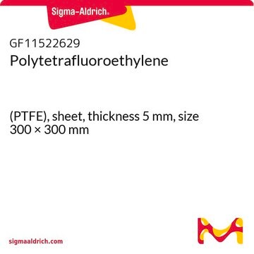 Polytetrafluoroethylene (PTFE), sheet, thickness 5&#160;mm, size 300 × 300&#160;mm