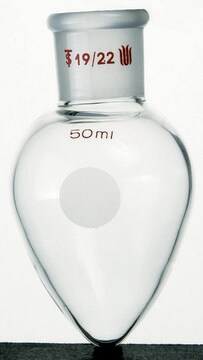 Synthware&#8482; pear shaped flask 5 mL, joint: ST/NS 14/20