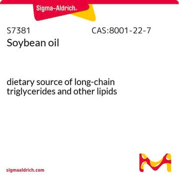 Soybean oil dietary source of long-chain triglycerides and other lipids