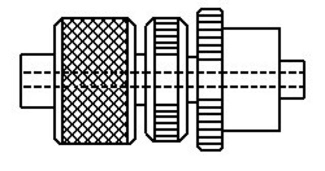 Male Luer Lock/Removable Needle Hub Adapter converts large hub (250 &#956;L or larger) to a Male Luer Lock connection