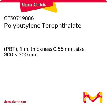 Polybutylene Terephthalate (PBT), film, thickness 0.55&#160;mm, size 300 × 300&#160;mm