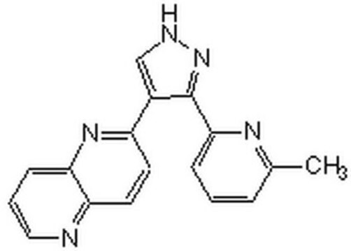 TGF-&#946; RI Kinase Inhibitor II TGF-&#946; RI Kinase Inhibitor II, CAS 446859-33-2, is a cell-permeable, potent, reversible, ATP-competitive inhibitor of TGF-&#946; R1 kinase (IC&#8325;&#8320; = 23 nM and 4 nM for ALK5 binding &amp; auto-phosphorylation).