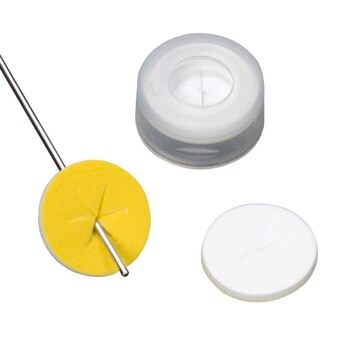 Wheaton&#174; Microliter Snap Caps With Septa natural PTFE/silicone cap