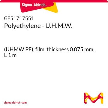 Polyethylene - U.H.M.W. (UHMW PE), film, thickness 0.075&#160;mm, L 1&#160;m